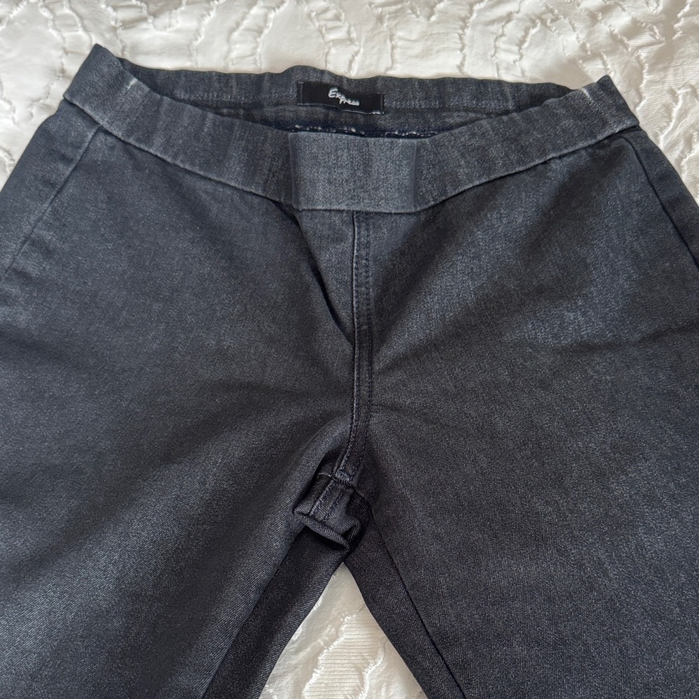 Express Blue Denim cropped Pants